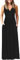 AUSELILY Ete Robe Longue Femme Maxi Robe V Col sans Manches avec Poches Noir 2XL