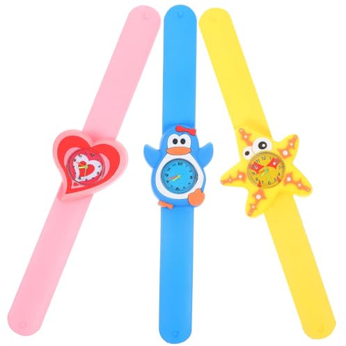 LIFKOME 3St Zeichentrickuhr für Kinder Spielzeug Geschenktüten Armbänder Digitaluhr schöne Uhr Armbanduhr Prinzessin Anschauen auf die Uhr Gurt Student Geschenktasche Kieselgel