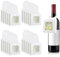Megitzuu 40PCS Wine Bottle Box with Window, Kraft Paper Wine Boxes for Gifts Hanging Wine Treat Box Mini Charcuterie Box Wine Champagne Bottles Gift Boxes Hanger Candy Box for Birthday Party Favor