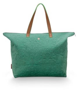 Pip Studio Tragetasche Samt Quiltey Days Grün