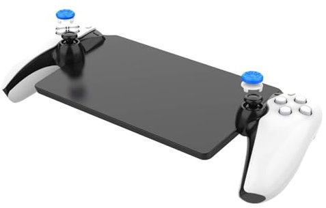 Hzxkqmil Joystick Caps for Playstation Portal Remote Player, Thumbsticks 2 High-Rise Concave Thumbs Grips Anti-Slip Accessories Thumb Stick Caps for Playstation Portal (Blue)
