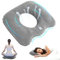Wukemaoyi Aufblasbares Sitzkissen Orthopädisches Sitzkissen, Aufblasbares Kissen Donut Kissen, tragbares Ergonomisches Hämorrhoidenkissen für Steißbeinkissen Bürostühle Rollstühle Reisekissen