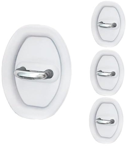 YYBCDSA 4 Stück Schutz für Türverriegelung, für VW Polo 6R 6N 6N2 6C 9N 9N3 Rline Silikon Türschloss Schutzabdeckung,Auto-Türschloss Abdeckung Schutz für Auto-Dekoration,B