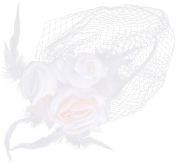 WATIIFUFU Hochzeitsblumen Kurzer Netz Schleier Für Bräute Elegantes Gesichtsbedeckung Aus Tüll Für Teeparty Hochzeiten Und Besondere Anlässe Champagnerfarbe