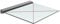 Sellon24® Aluminium Vordach Haustürvordach RAL 7016 Haustür Überdachung Glasvordach ALU Tür Profil Anthrazit für Glas 12,76 x 21,52 mm freitragend Glasdach Leiste Eingangsüberdachung / 150 cm-SET2