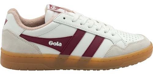 Gola Eagle 86 - Damen Sneaker - White-Cerise-Rose-Gum, Größe:37 EU
