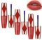 3 Stück Lip Stain Peel Off,Lipstain,Wasserfest Lip Tattoo Peel Off,Lang Anhaltende Tattoo Lippenstift zum Abziehen,Matteffekt,Leicht zu Färben,Antihaft-Cup,für Frauen Geeignet