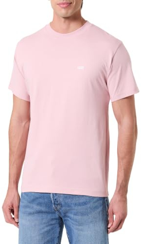 Vans Herren Logo-T-Shirt Für Die Linke Brust, Black