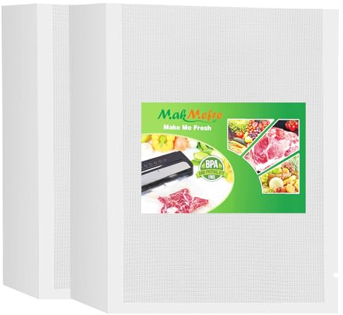MakMeFre 200Stk 20x30cm Vakuumierbeutel für Lebensmittel Vakuumiergerät | BPA-frei,LFGB,Kochfest und Sous Vide Gefrierbeutel,Profi Vakuumbeutel Lebensmittel
