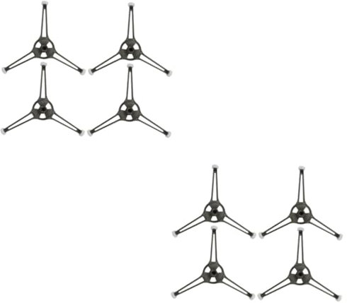 EXCEART 2 Ensembles Support De Plaque Tournante Micro Ondes De À Haute Température Compatible Avec Plaques Rotation Équilibrée Pour Cuisson Uniforme Couleur 4 Pièces * 2