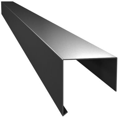 Dachrandprofil 1,2mm Anthrazit RAL 7016 HSS CUBE (Längenprofil) | 1,2 mm · Anthrazit RAL 7016 · Dachabschlussblech · Aluminium stranggepresst · für Dachränder · Rostfrei · Ohne Korrosion