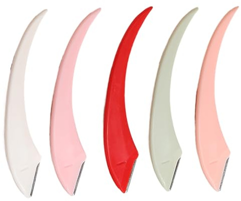 weiting Augenbrauenrasierer | 5 Stück Manueller Augenbrauentrimmer - Tragbares Trimmwerkzeug Schönheitszubehör Für Makeup Liebhaber Männer Anfänger & Unterwegs