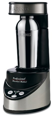 Waring Pro Professional - Máquina eléctrica de Martini, color negro y cromado