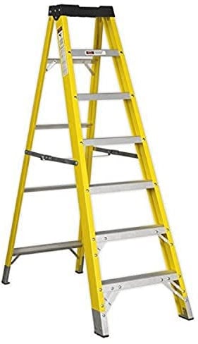 Sealey FSL7 Fibreglass Step Ladder 6-Tread EN 131