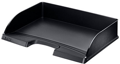 LEITZ Briefablage Plus Standard, DIN A4 quer, schwarz