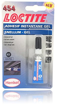 LOCTITE® 454 5g Blister Flacon - Colle forte tout support, Colle plastique extra forte, Colle extra forte tout support