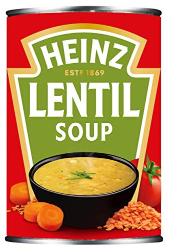 HEINZ Classic Lentil Soup, 400g, Black, (Pack of 1)