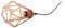 EGLO Tischlampe Tarbes, 1 flammige Vintage Tischleuchte im Retro Look, Nachttischlampe aus Stahl, Farbe: Kupfer, schwarz, Fassung: E27, inkl. Schalter