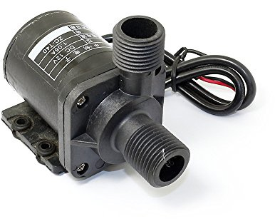 Q-BAIHE, 12V-Mini-Wasserpumpe ohne magnetische Bürste (bis zu einer Temperatur von 100 Grad Celsius einsetzbar), Herstellerbezeichnung: ZC-T40