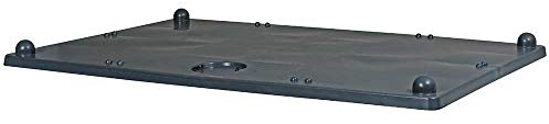 BRB Stapeldeckel für Palettenbox LxB 1200 x 800 mm, LxBxH 1215x815x30/65 mm, Farbe dunkelgrau