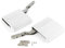 EMUCA - Compás Agile para Puerta elevable de Mueble, Fuerza 960-2040 (M), Blanco