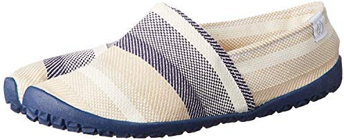 Marugo ] tabiRela – Unisex-Tabi-Stil, Espadrilles Schuhe aus Baumwoll-Twill mit Gummi-Außensohle.