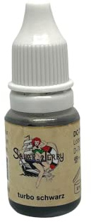 SAILOR JERRY TURBO BLACK 10ml - vegan - Reach DE + Zertifikat - deutsche Tattoofarbe - INKgrafiX® IG42224 Tattoo INK Schwarz