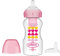 Dr. Brown’s Natural Flow Options+ Sippy Bottle Starter Kit, Wide-Neck, 9 oz/270 ml - Pink Hearts