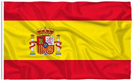 90x150cm Bandera Gran Gran Bandera España Poliéster Impreso España Bandera Nacional Con Arandelas De Latón
