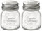 Bormioli Rocco 6136900 Set 2 Vasi Sale E Pepe 4 Stagioni Genietti In Vetro Con Tappo Gr 150