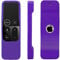 ELLENNE Coque en silicone de protection à télécommande Slim compatible pour Apple TV 4ème Gen. (Violet)