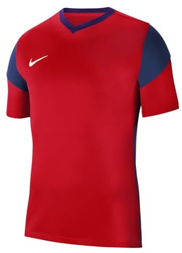 NIKE Men's Park Derby Iii Short sleeve jersey, University Red Midnight Navy White, M UK