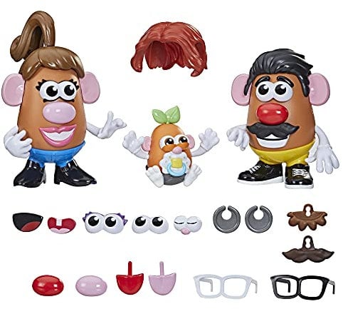 Potato Head CREA tu Familia niños a Partir de 2 años, con 45 Piezas para Personalizar familias Potato