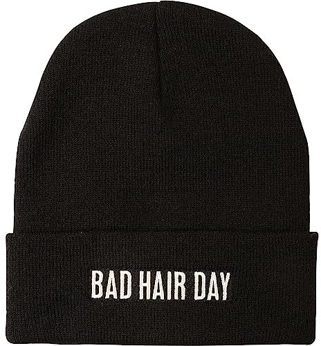 Primitives by Kathy Unisex-Erwachsene Bad Hair Day Beanie Mütze, Schwarz, One Size