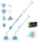Oraimo Electric Spin Scrubber,430RPM Cleaning Brush, Bathroom Scrubber with 4 Replacement Brushes, Adjustable Extension Arm for Shower Bathtub Sink Tile Floor