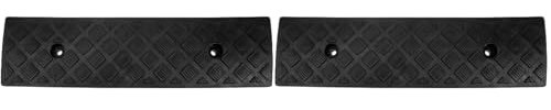 Operitacx Rampes de bordure en caoutchouc pour allée de voiture, rampe de seuil robuste pour quai de chargement, garage, trottoir, vélo, autre véhicule