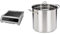 HENDI Cucina a induzione, modello 3500 D XL, piano cottura a induzione, adatto per pentole & GSW 643474 pentola jumbo professionale con coperchio in vetro 30x28 cm/ca. 20,0 litri