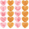 ZOOMPIL Juego de cortador de galletas de San Valentín, Cortador de Galletas Set, cortadores de galletas de plástico de 10 piezas, Valentine's West Pastor Pastry Decoración