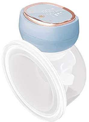 breast pump,Wearable Breast Pump for Breastfeeding Portable Electric Breast Pump Hands Free 3 Modes 9 Suction Levels Low Noise with 24mm Silicone Flange 150ml Storage ty