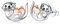 StoryEtain Otter Ohrringe 925 Sterling Silber Seeotter Ohrstecker Ozean Seeotter Schmuck Geschenk für Kinder Mädchen Damen