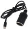 Bogjiru Adattatore USB per accendisigari da USB C maschio a 12 V presa accendisigari femmina cavo convertitore 1 m/2 m/3 m convertitore cavo