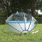 Homgoday Kuppel für Pool, 500 x 250 cm