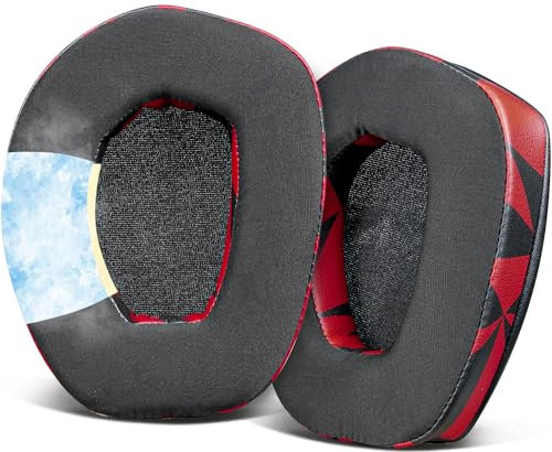 SOULWIT Kühlgel Ersatz Ohrpolster für Sennheiser RS165/RS175/RS185/RS195 (RS 165 175 185 195 RF), Ersatzpolster für HDR165/HDR175/HDR185/HDR195 (HDR 195RF) Drahtlose Kopfhörer