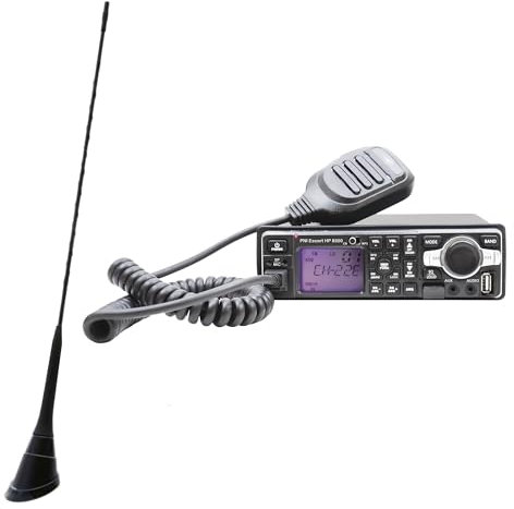 Kit CB radio station and MP3 player PNI Escort HP 8500 ASQ and CB antenna PNI Duplex 2000 CB-FM