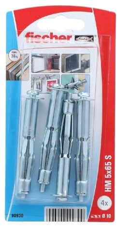 Fischer HM 5 x 65 S K NV Tasselli per vuoti e cavità 65 mm 10 mm 090930 1 KIT