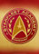 Displate Offiziell Star Trek MetallPoster Magnetische Befestigung Inklusive Lizenziert Bilder Hochwertiges Poster Star Trek Insygnia Starfleet Academy Command Poster 45 cm x 32 cm
