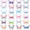 Haarspangen Mädchen 24 Stück Haarschmuck Mädchen Schmetterling Haarklammer, Mädchen Damen Haarschmuck, 3D Schmetterling Haarspange Haar Clips Set, Kopfschmuck für Braut Hochzeit Accessoire