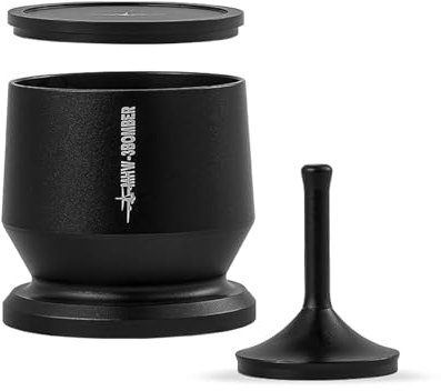 MHW-3BOMBER 58mm Espresso Blind Shakers, Coffee Dosing Cup for Coffee Powder & Coffee Beans, Espresso Grounds Cup for Home Barista,Fits 58mm Portafilters, Model: DR5508B-OS
