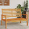 Tidyard Outdoor Sofa,Balkon Lounge-Gartensofa Loungesofa Gartenset Gartenbank 120 cm Massivholz Akazie