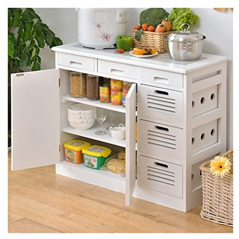 XXAezr Sideboard Küche Sideboard, Restaurantschrank, Tee- und Weinschrank, einfacher moderner Schrank, Spind, Geschirr, Aufbewahrungsschrank Sideboard